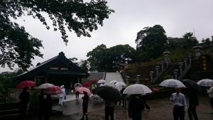 避難状況　門川神社 